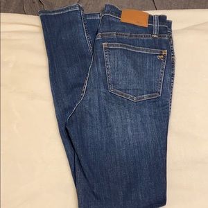 Made well jeans, 10 inch high rise skinny
